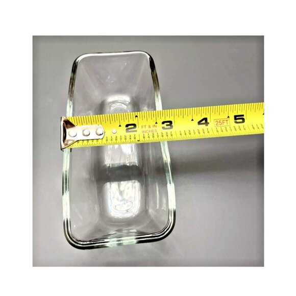 Glass Butter Dish s/Lid Clear glass Durable Multi Purpose 7.5 X 3 Inches EUC - Picture 5 of 6